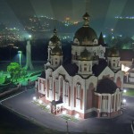 В Рыбнице установили подсветку на Михайло-Архангельском соборе